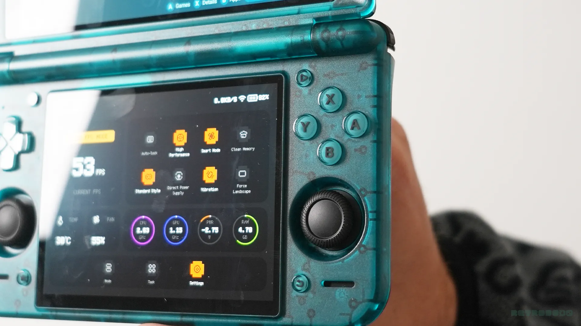 Retroid Pocket Duo Action Buttons