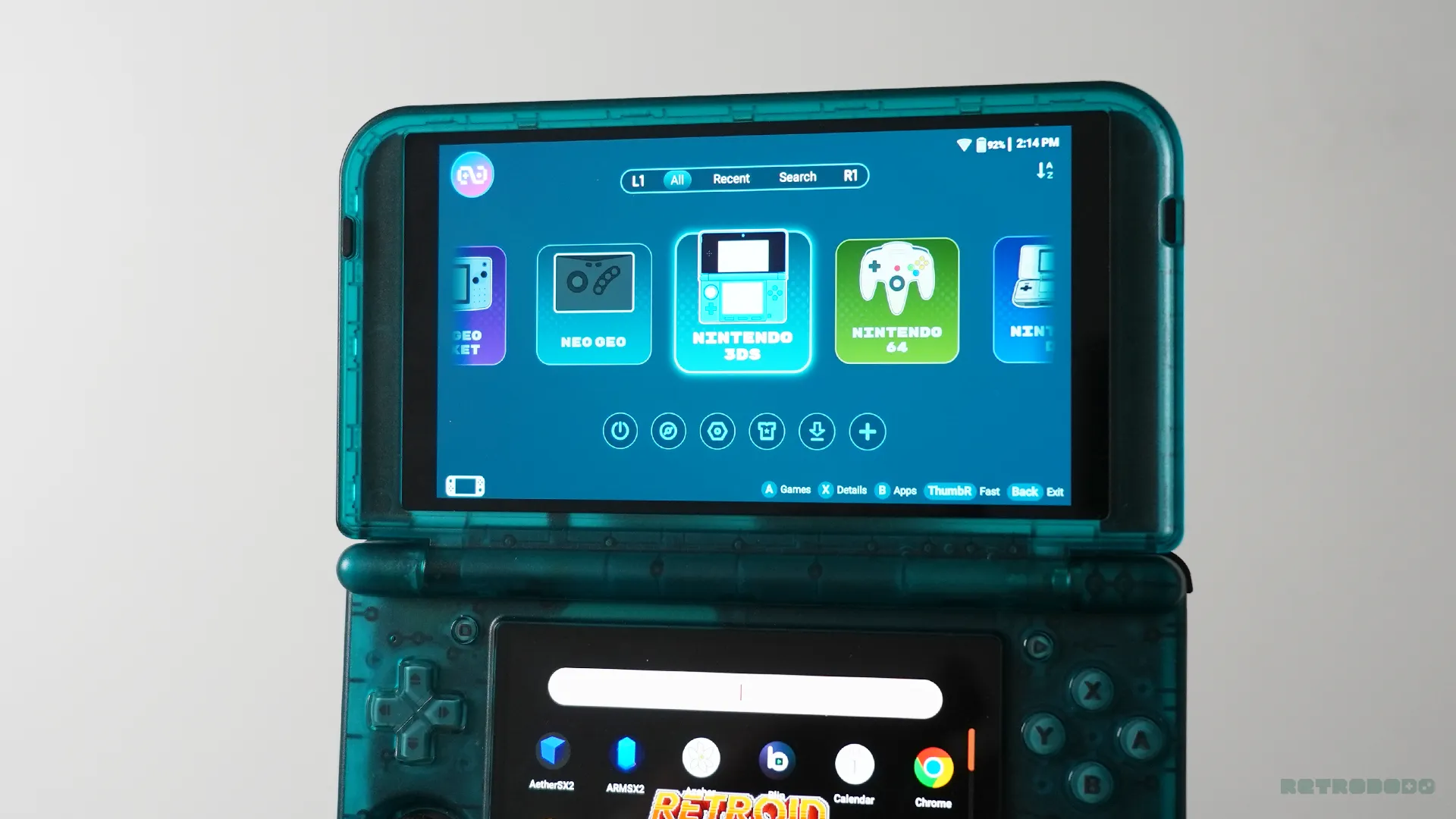 Retroid Pocket Duo Launcher