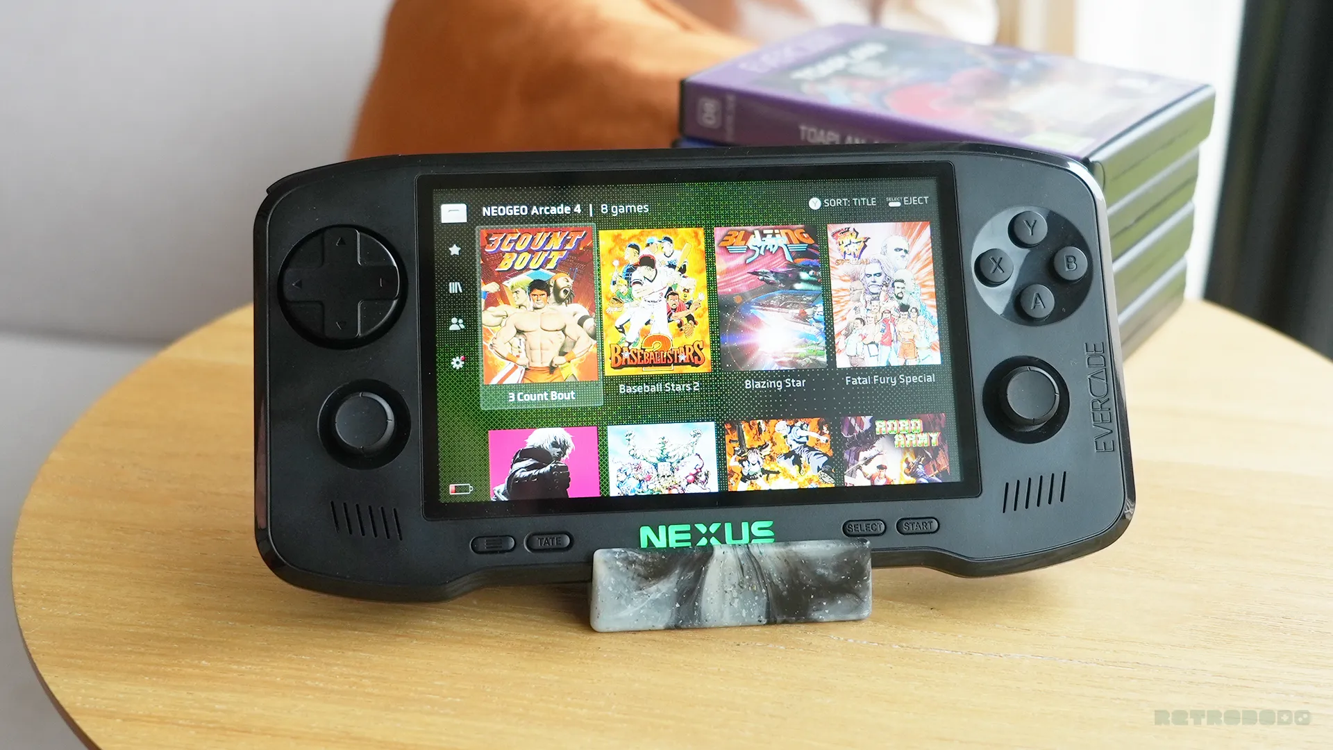 Evercade Nexus Menu