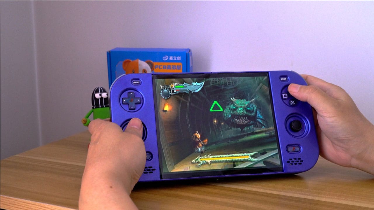 Folding PS2 console gameplay