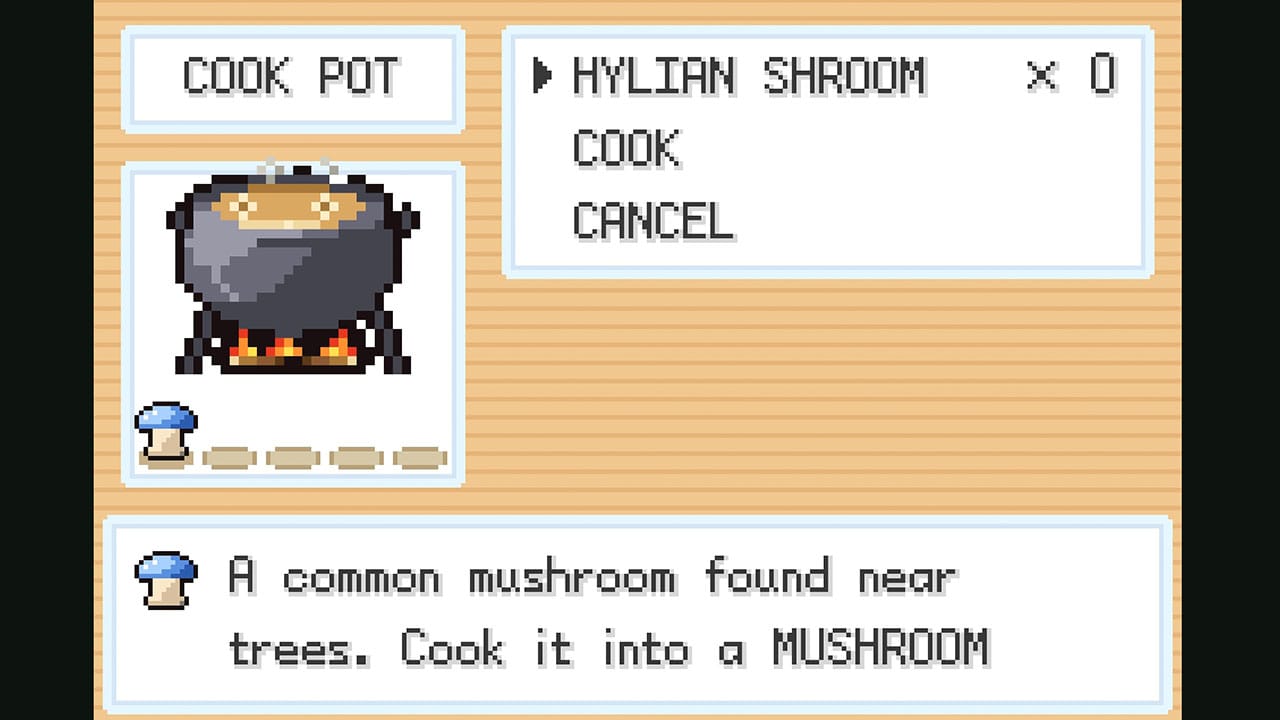 Cooking in Zeldamon