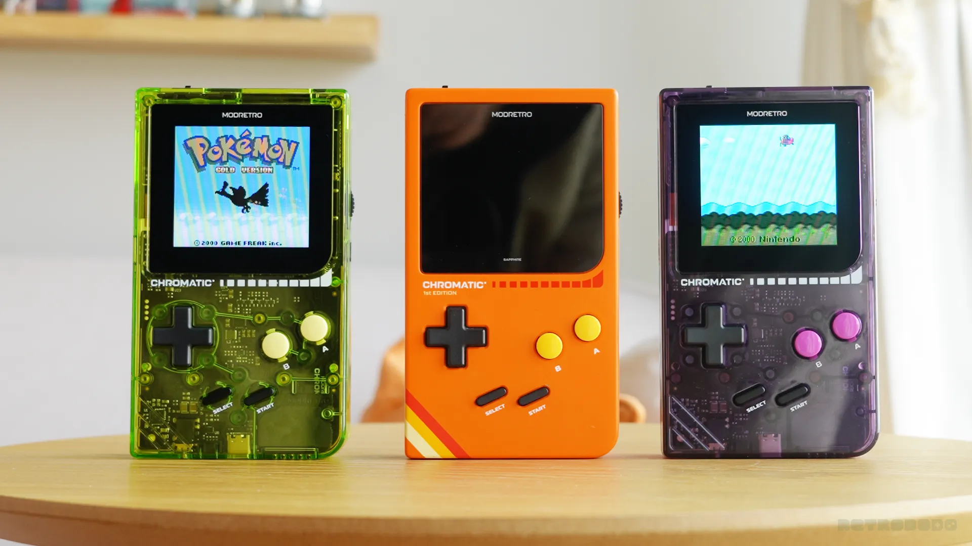 Green, Orange, and Purple chromatics