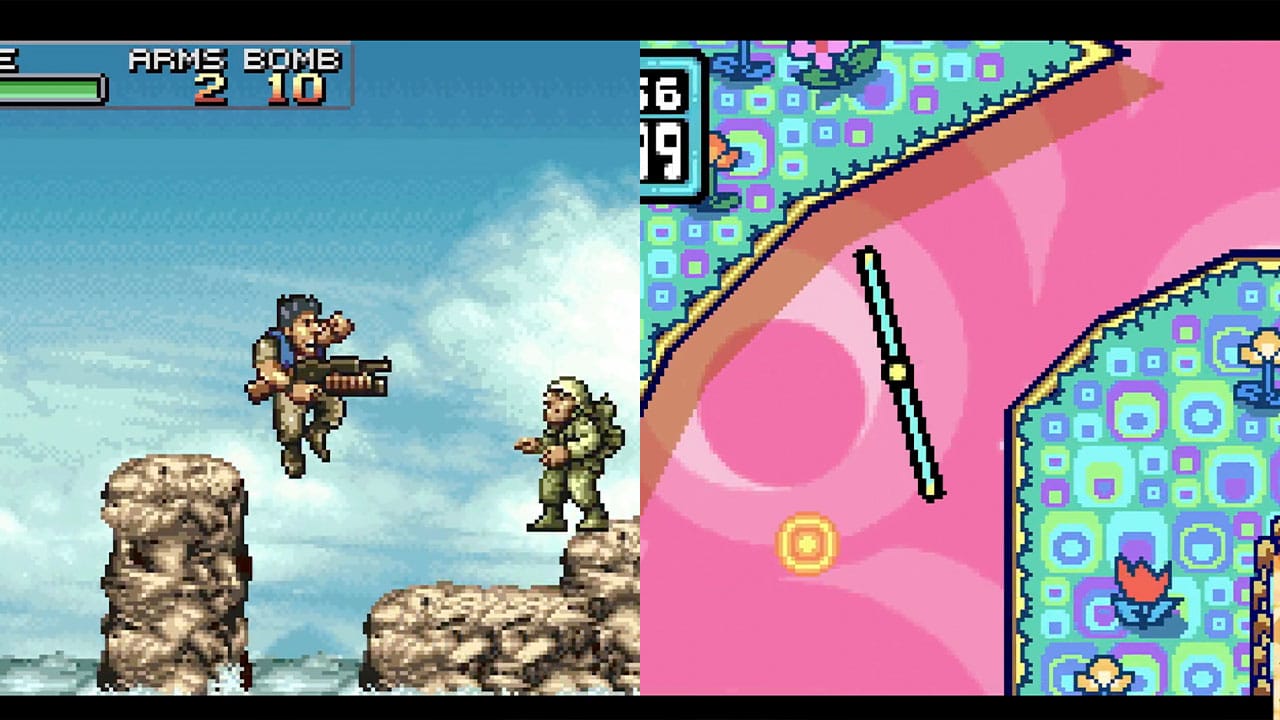 Metal Slug Advance (left) and Kururin Paradise (right)