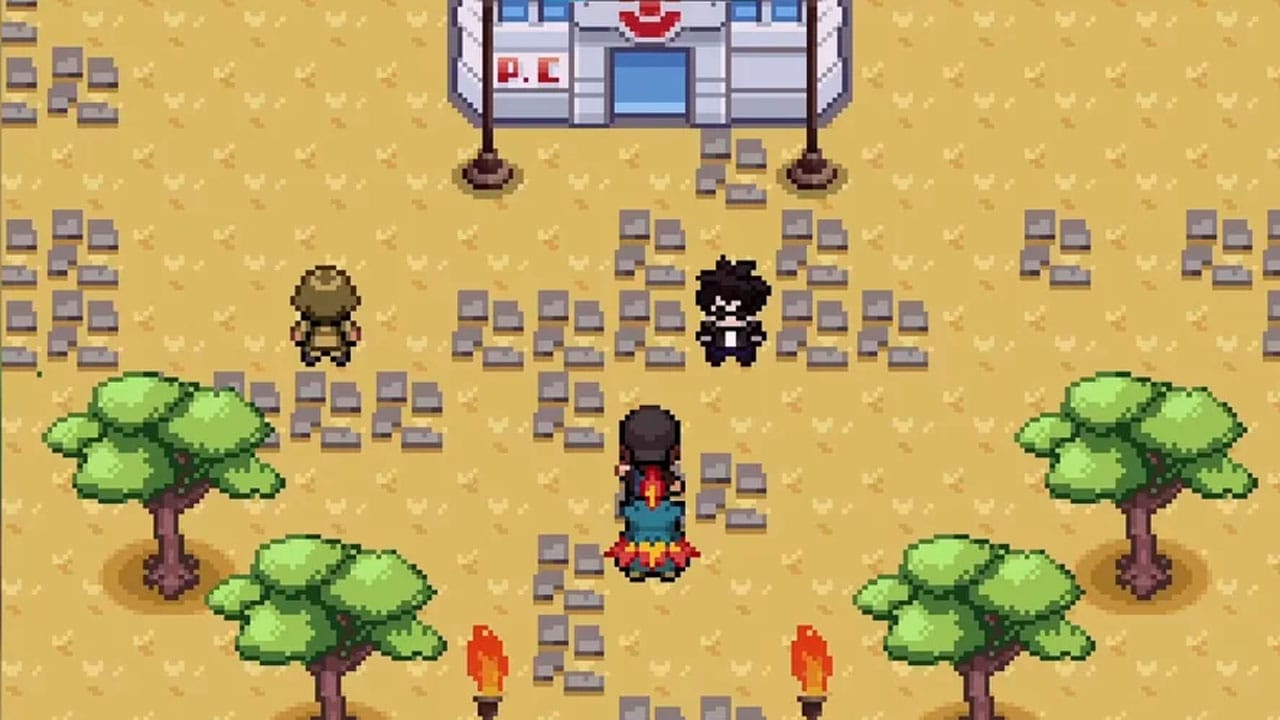 Daytime gameplay in Pokémon Reforged Bronze