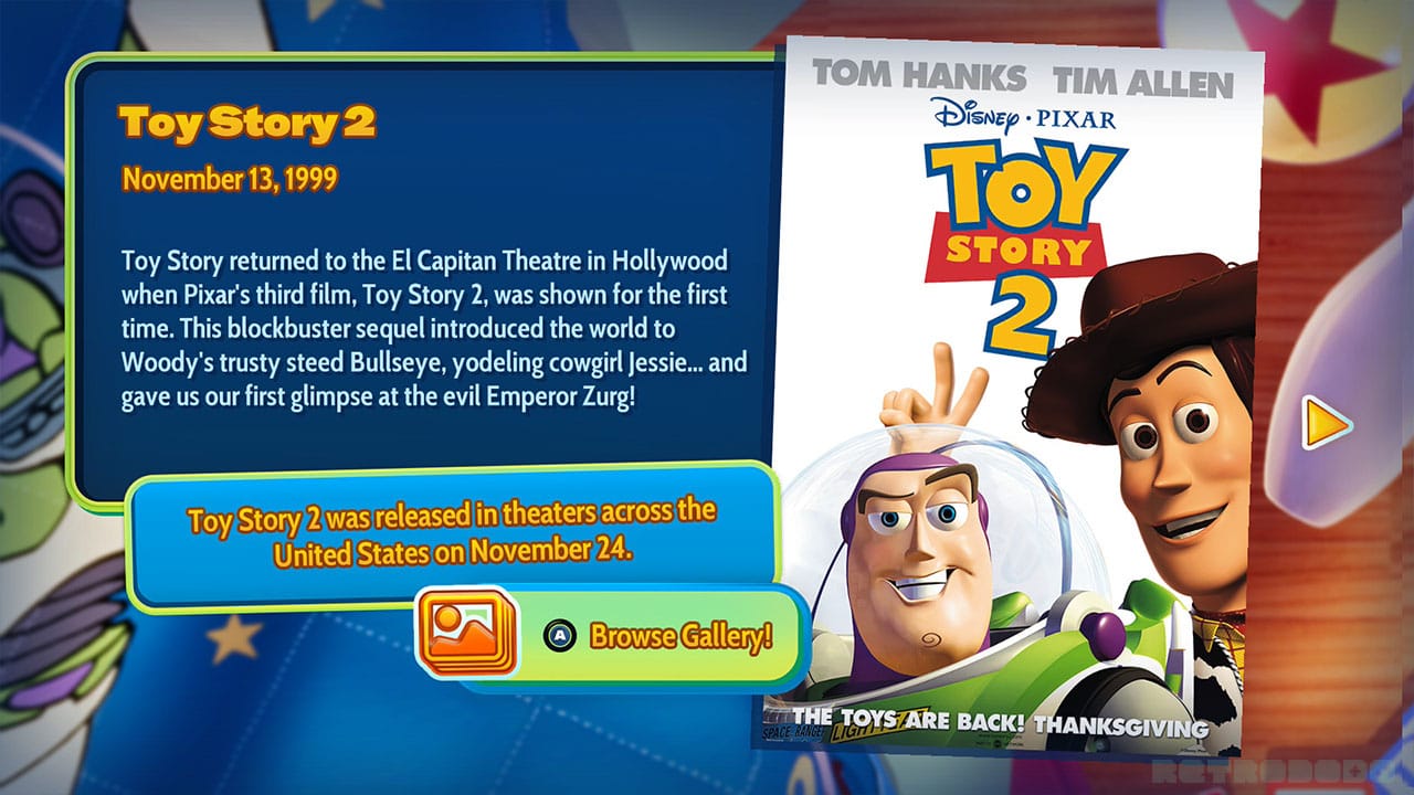 Information on Toy Story 2