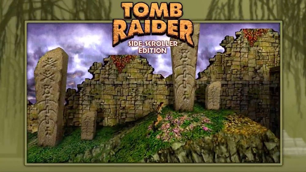 Tomb Raider reimagined as a side-scrolling title