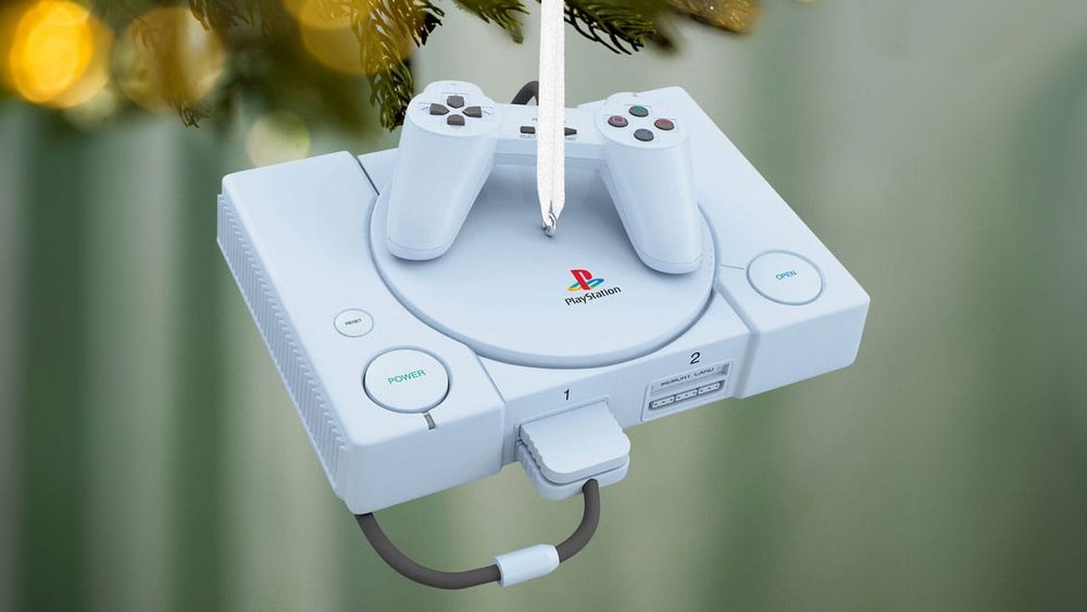 PS1 Christmas ornament
