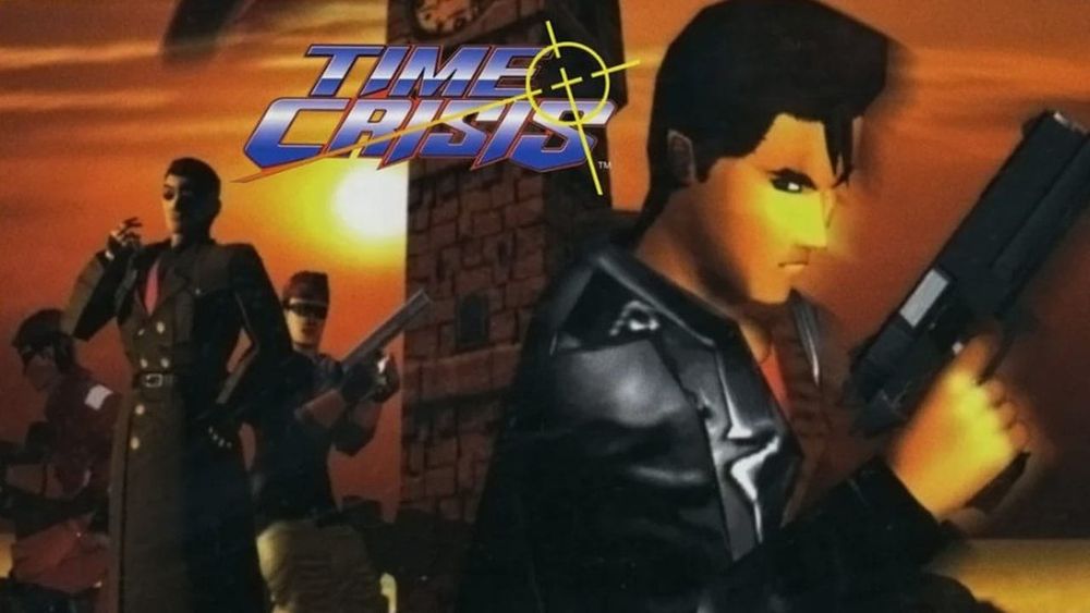 Time Crisis logo and marketing material