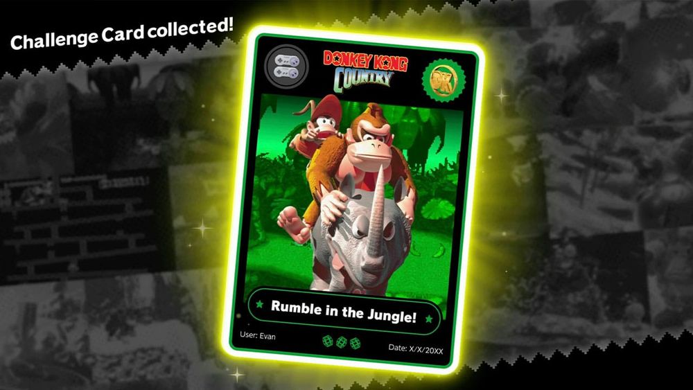 DK Country challenge card
