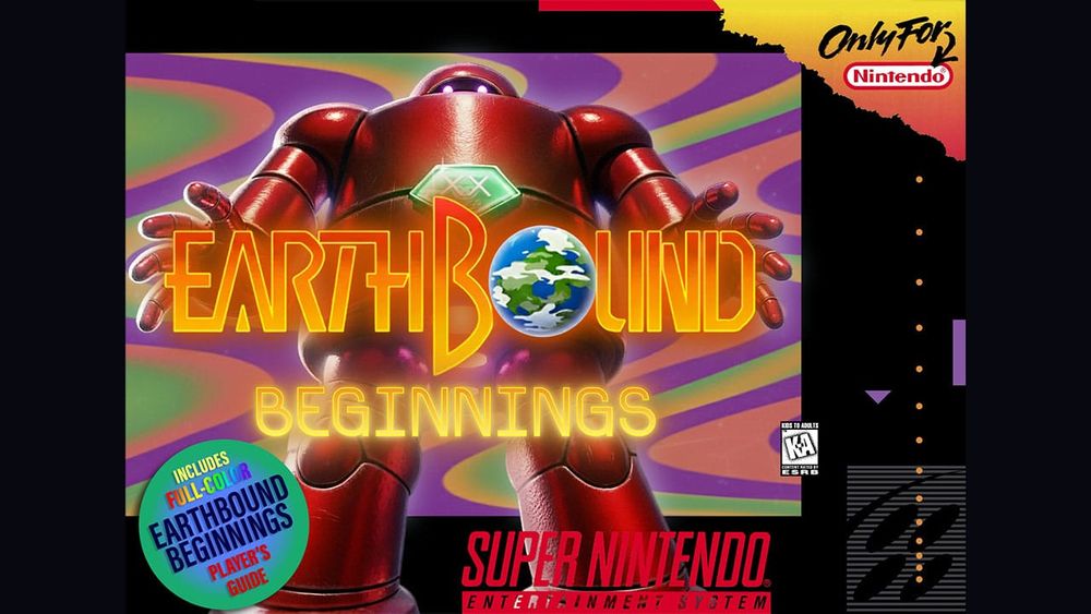 Mockup for Earthbound Beginnings 