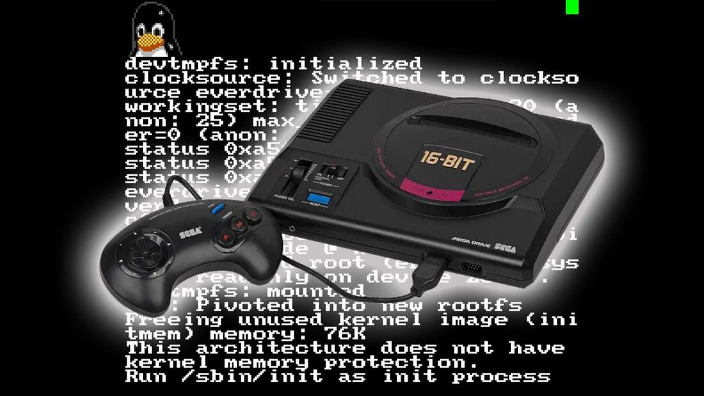 The Sega Mega Drive Can Now Run The Latest Linux Kernel post feature image