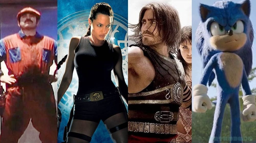 Characters from different video game movies