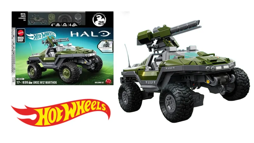 Hot Wheels x Mattel Are Collaborating With Halo To Launch Buildable Warthog post feature image
