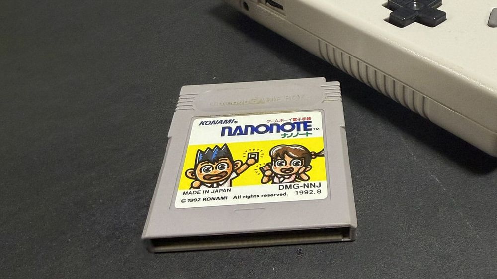Konami Nanonote cartridge