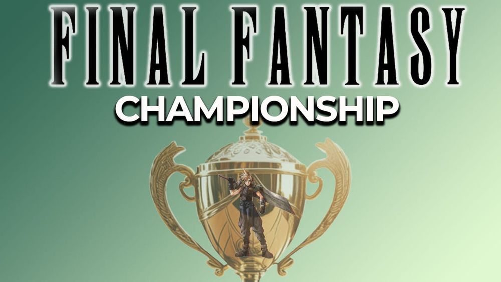 Final Fantasy trophy from Retro Dodo
