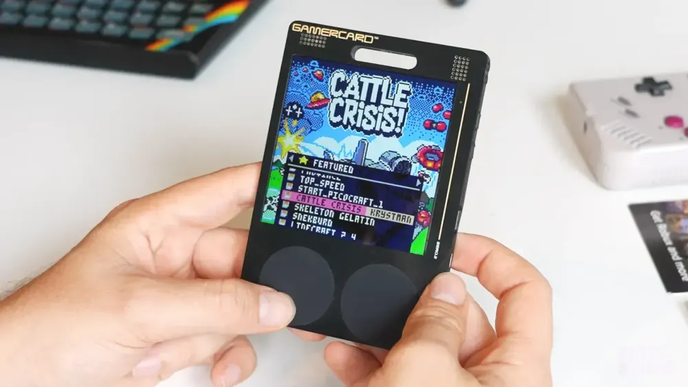 Grant Sinclair's GAMERCARD Handheld Is Finally Shipping post feature image