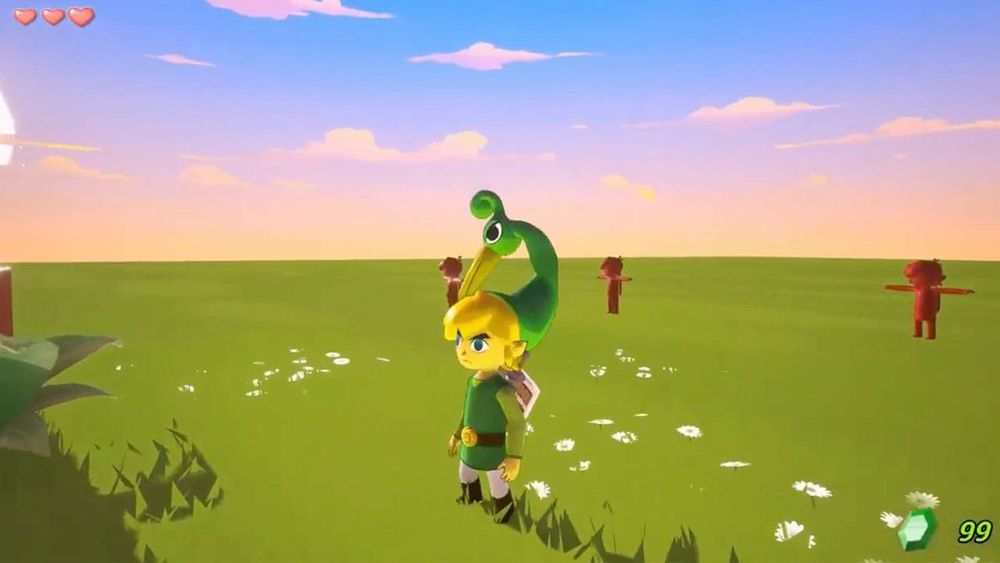 Link and Ezlo in 3D