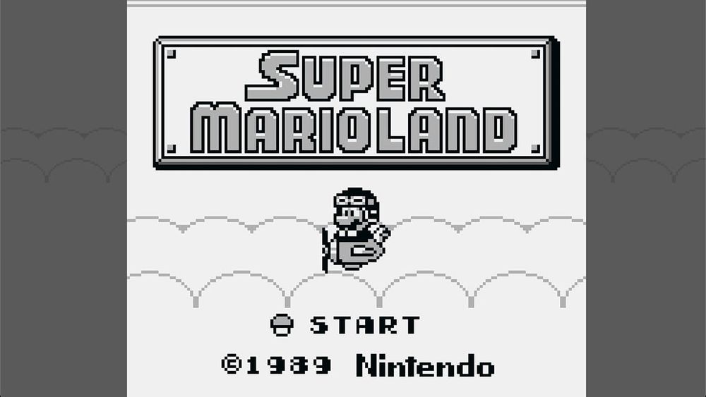Super Mario Land intro in the style of 6 Golden Coins