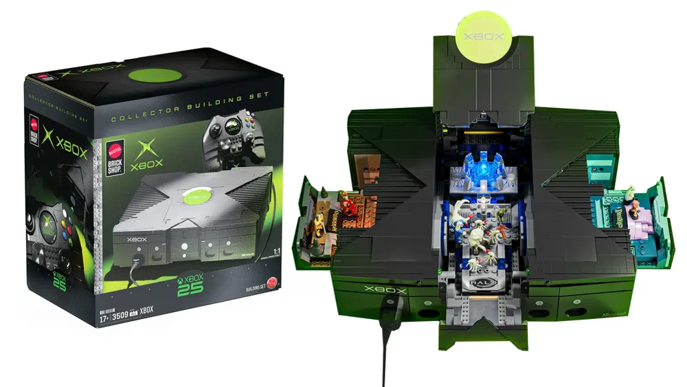 Mattel Reveals A Massive $324 Buildable 1:1 Original Xbox Brick Set post feature image