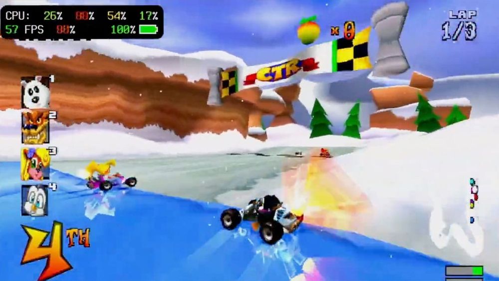 Gameplay of the CTR: High Octane port