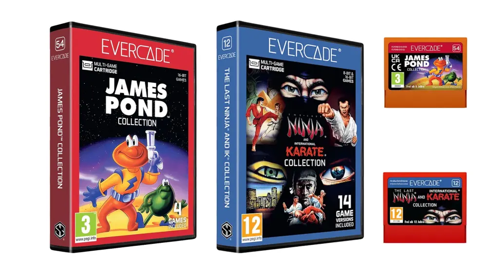 Evercade Release James Pond, The Last Ninja and International Karate Cartridges post feature image