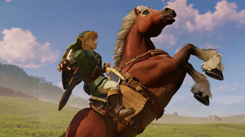 Adult Link and Epona