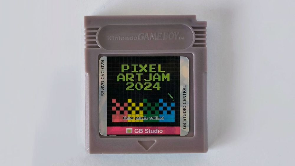 Pixel Art Jam cart from 2024