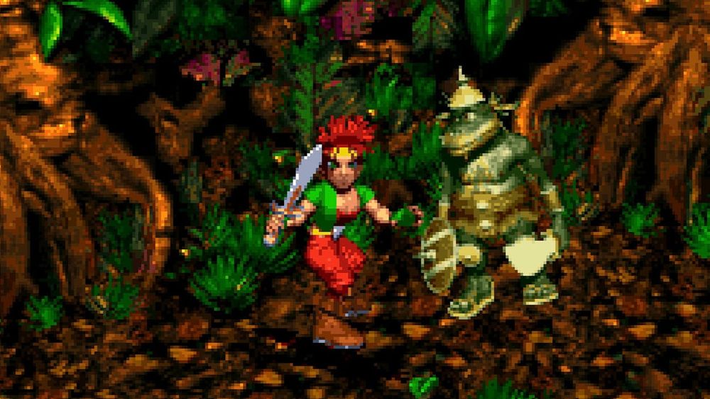 Female protagonist next to an enemy in Project Dream
