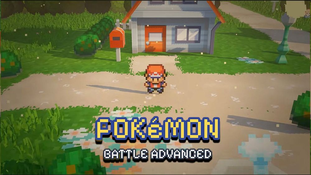 Trainer standing outside his house in Kanto