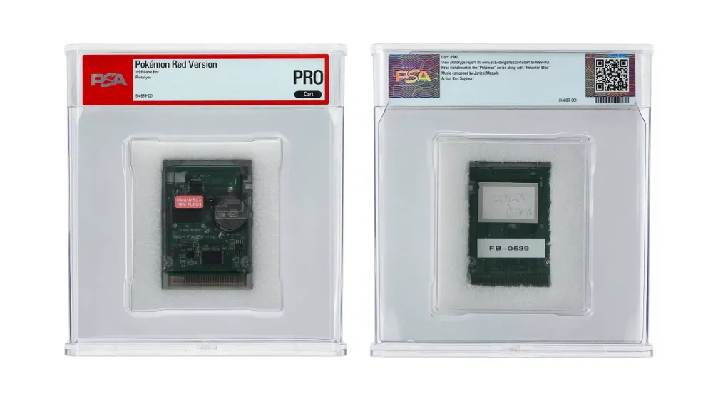 A Rare Prototype Cartridge Of Pokémon Red Is Up For Auction Starting At $25K post feature image