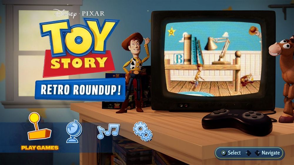 Retro Roundup loading Screen