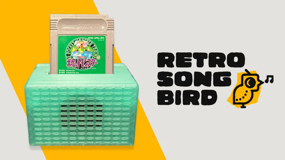 Retro Song Bird Is A GAME BOY Cartridge Music Player For Cool Nerds post feature image