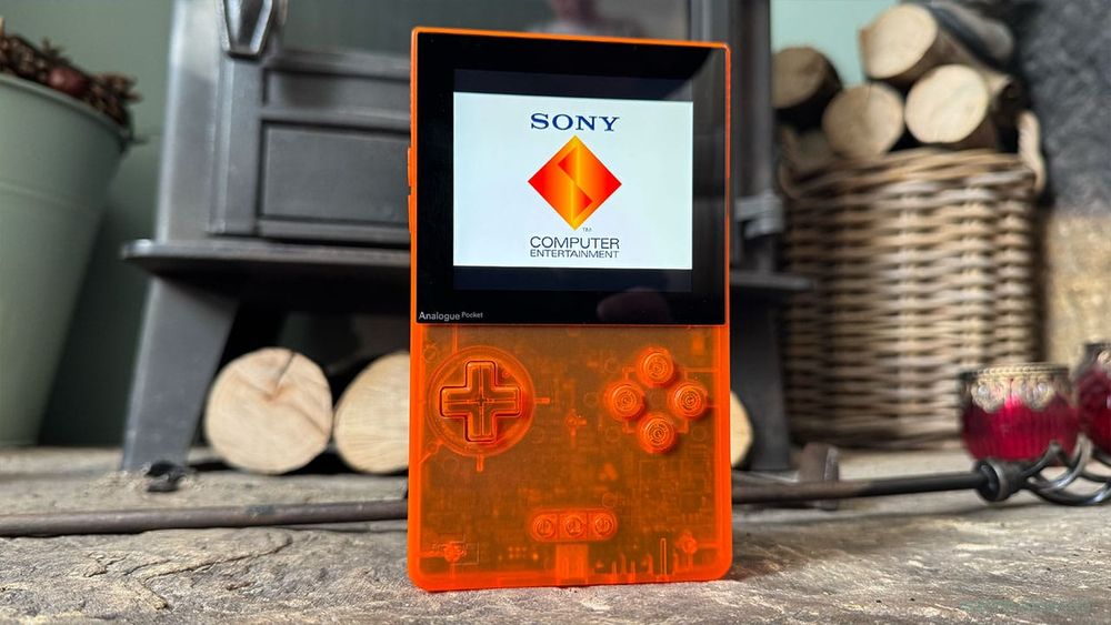 PS1 Logo on an Analogue Pocket