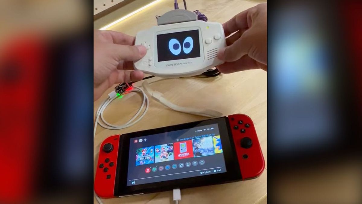 Modder Creates Nintendo Switch Game Boy Advance Link Cable