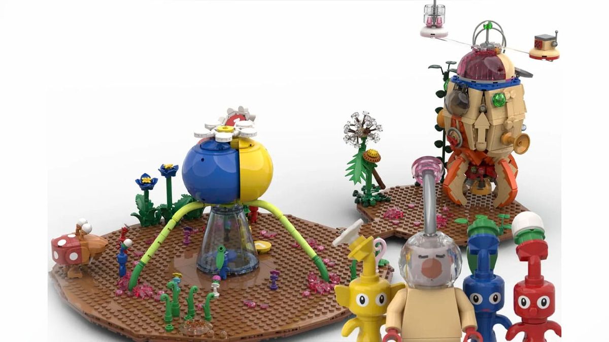 Pikimin & LEGO Combine In 'Olimar's Shipwreck Tale' Concept Set