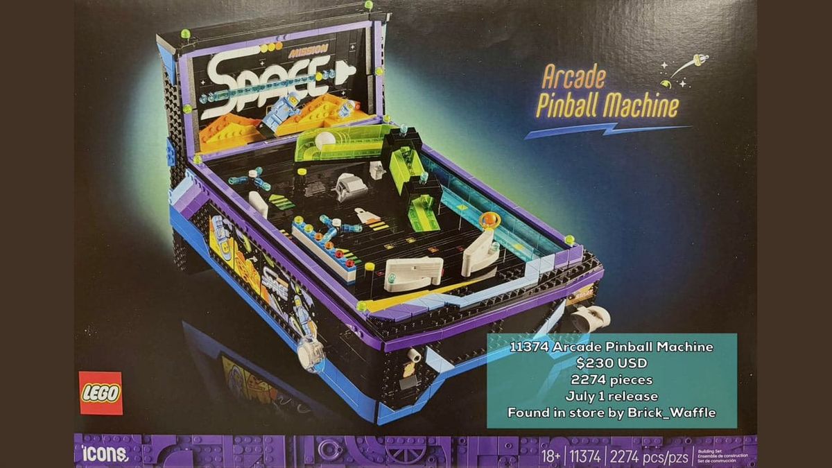 LEGO Arcade Pinball Machine Set Leaked Online