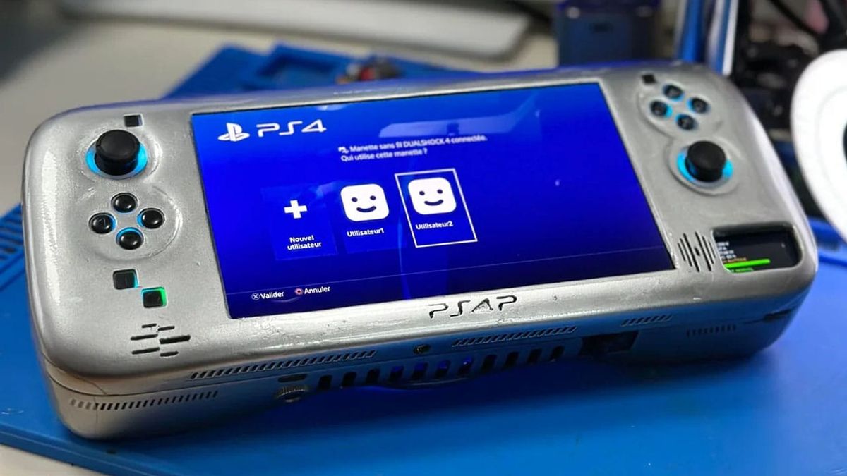 This Homemade 'PS4P' OLED Handheld Has A 7" Screen & GTX 750 GPU Fan
