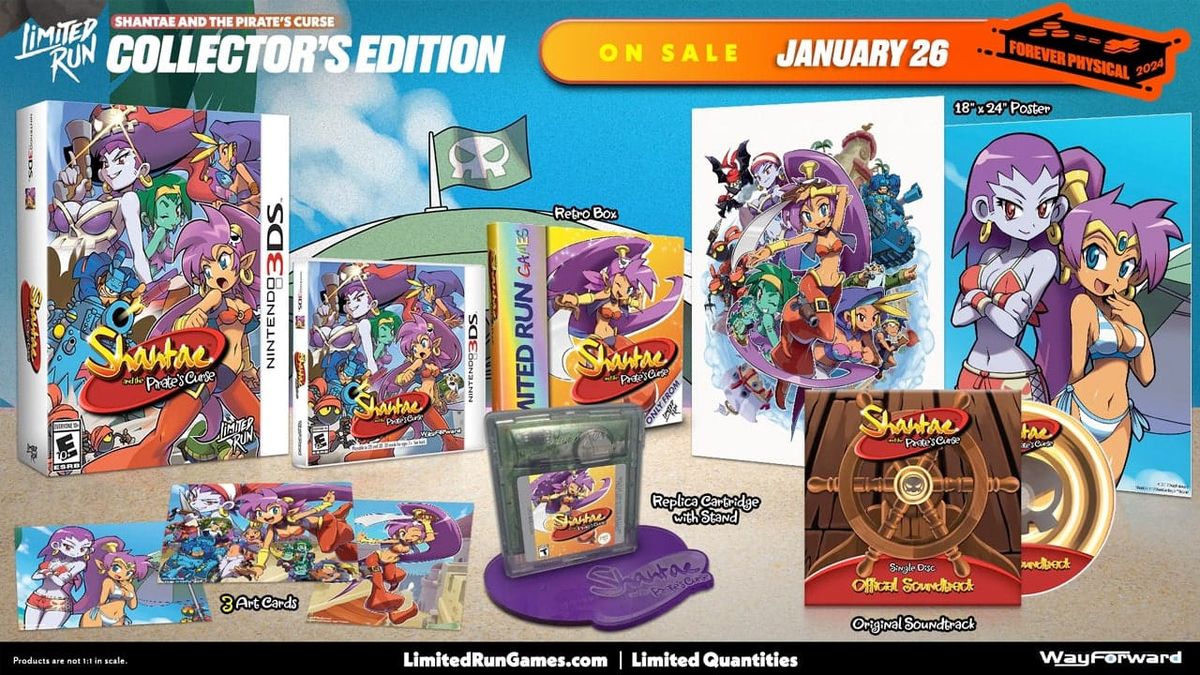 Shantae And The Pirate's Curse 3DS Releasing Through Limited Run Games