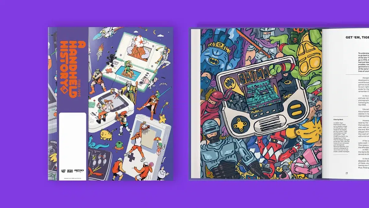Our Book A Handheld History: 88 - 95 Is Now Shipping In June
