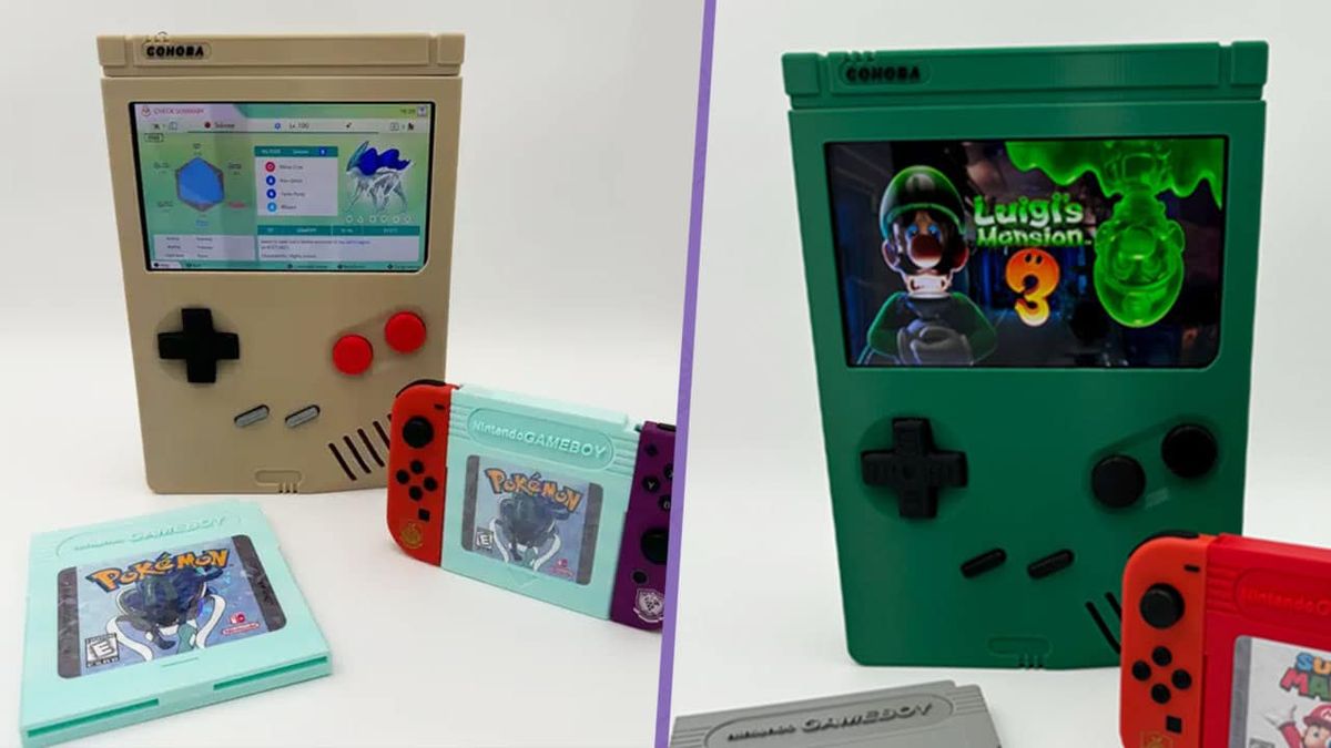 3DSLL switch game boy Turn Your Nintendo Switch Into An Original Game Boy With These 3D