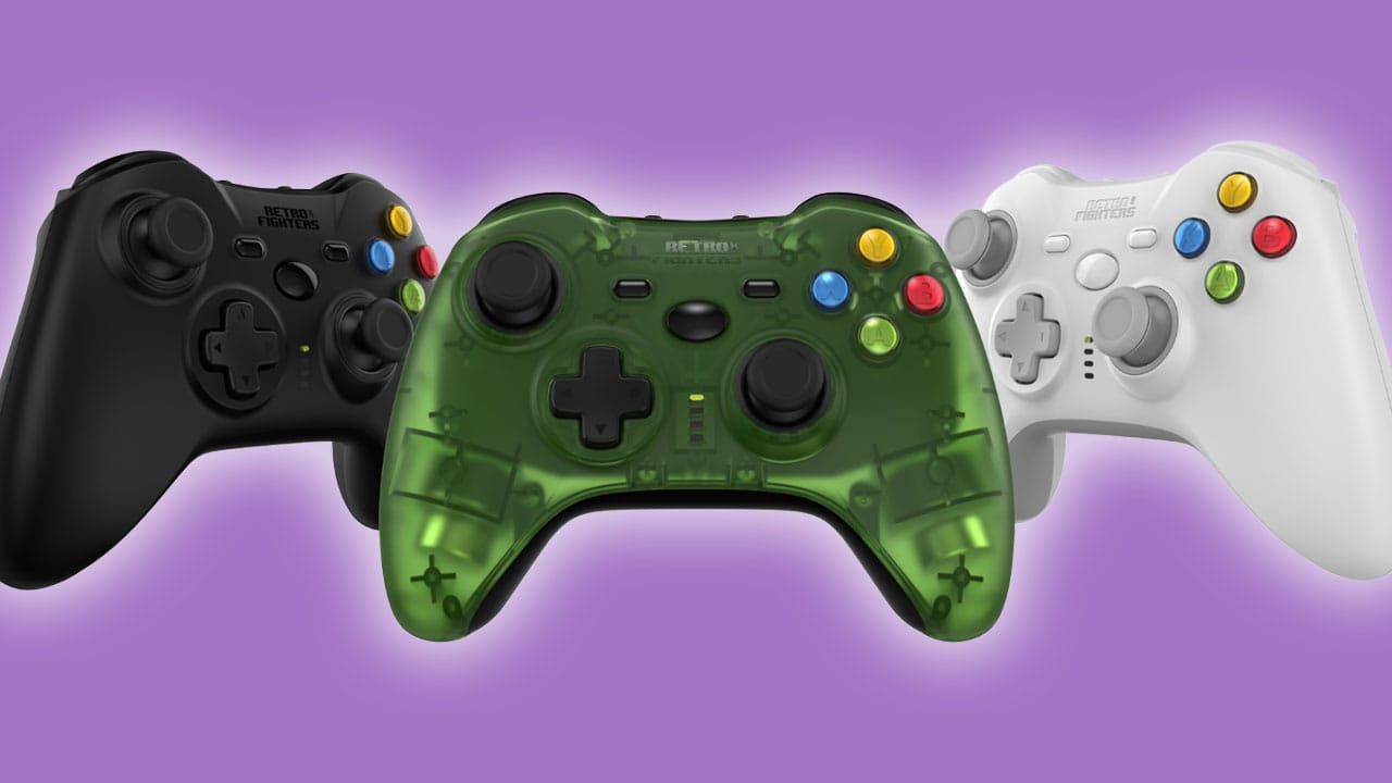 Black, green, and white controllers in the Hunter 360 range