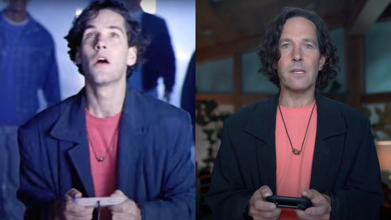 Paul Rudd in 1991 and 2025