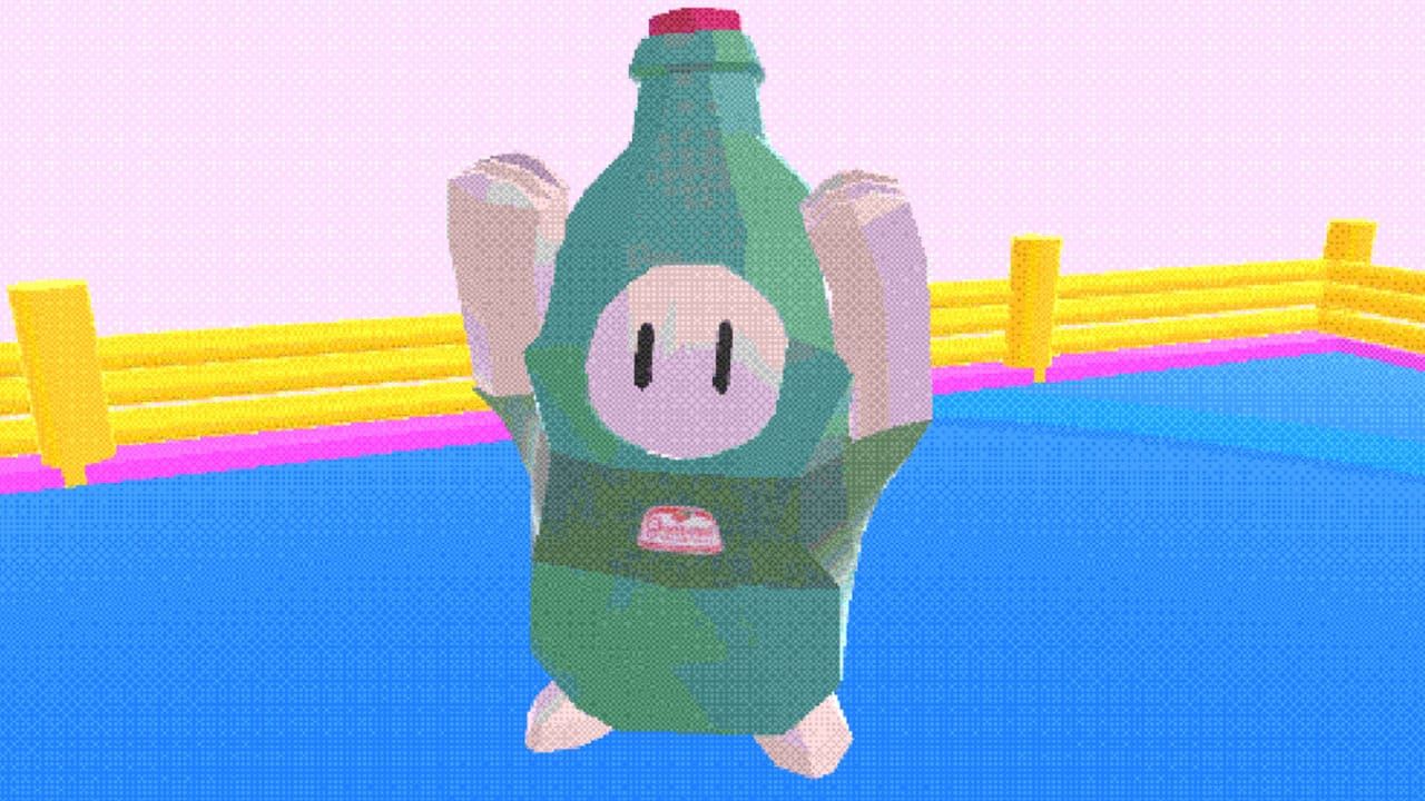 Fall Guys PS1 Bean character