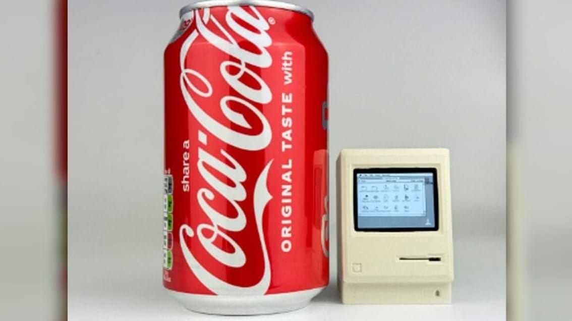 The Pico-Mac-Nano next to a can of coke
