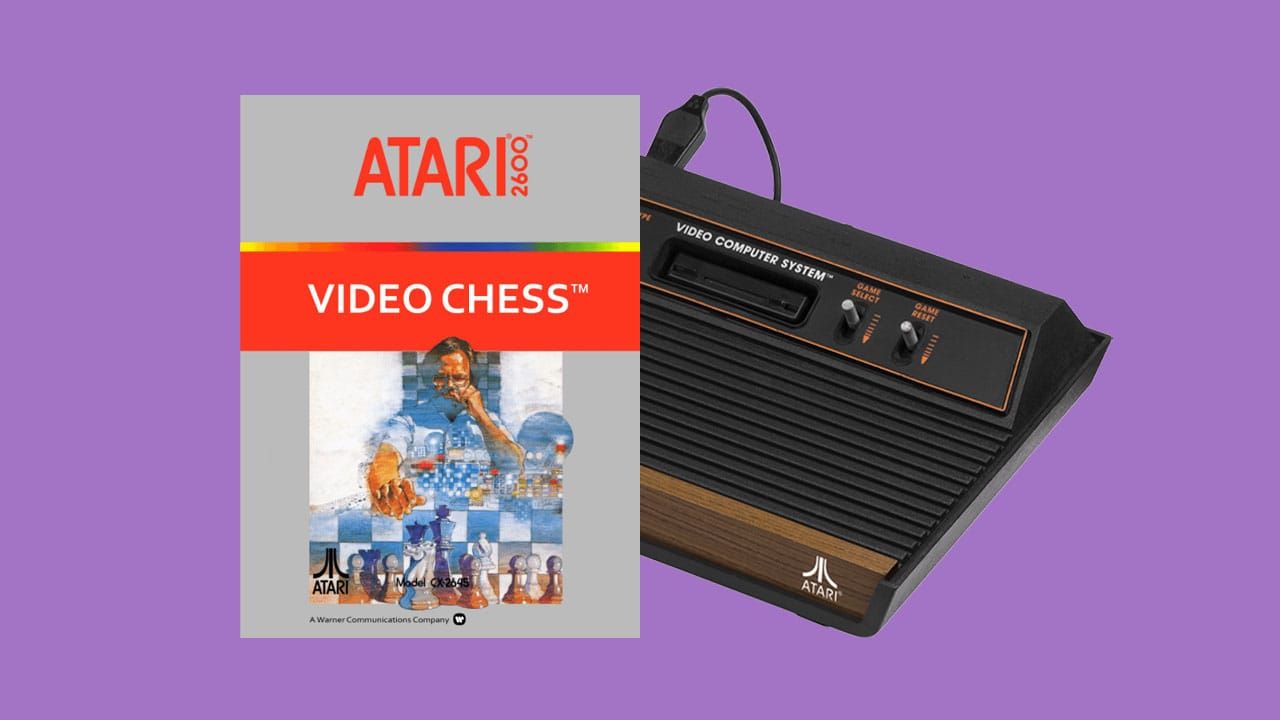 Atari 2600 console and game