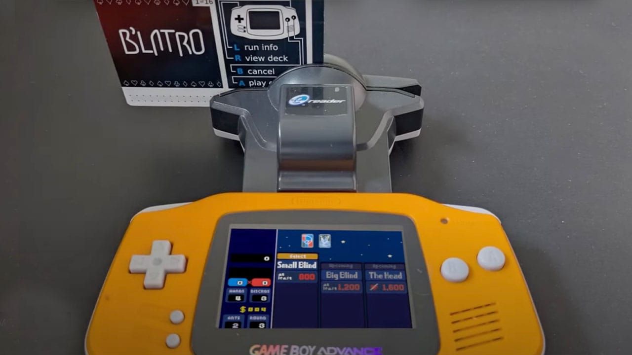 Engineer Codes Balatro To Work With the Game Boy Advance’s e-Reader