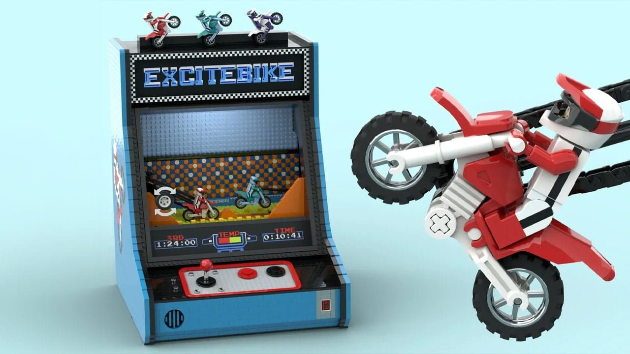 EXCITEBIKE Playable LEGO Set Is Picking Up Popularity Thanks To An Arcade Revival