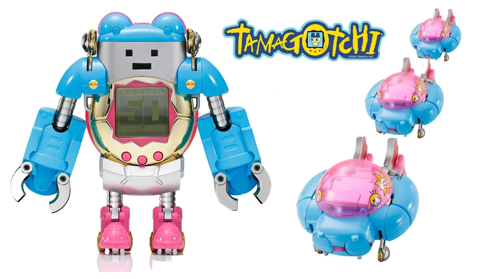Tamagotchi's Newest Drop Is A Transforming Robot/UFO Collectible