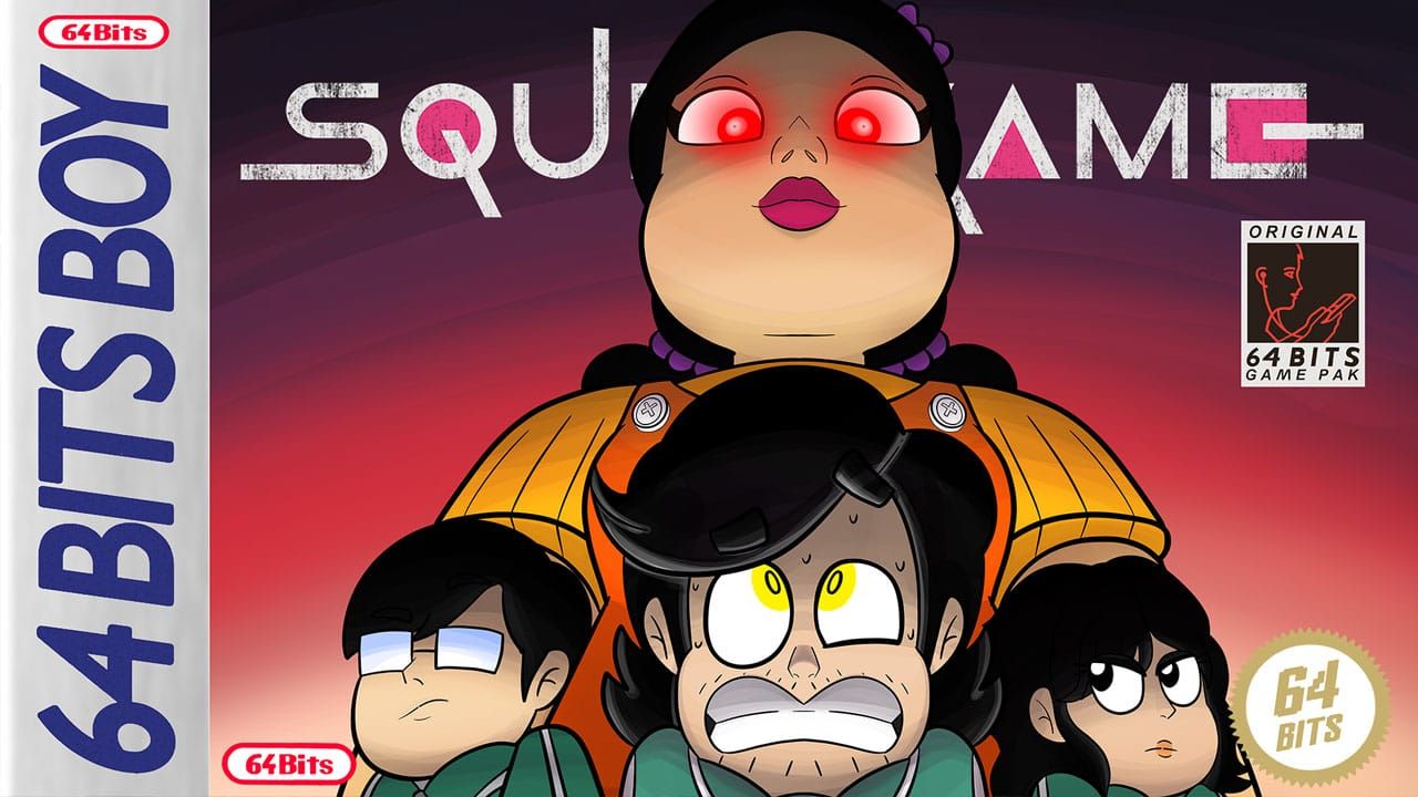 A custom cover for Squid Game from 64 Bits