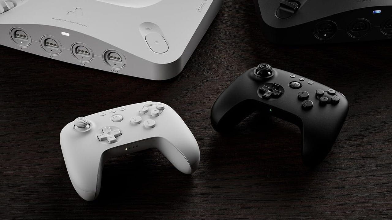 Two Analogue 3D controllers and consoles